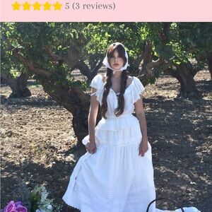 Elegant White Lace Dress